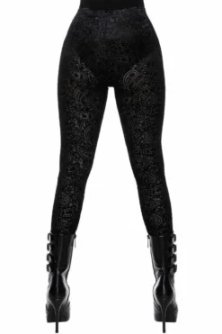 Leggings KILLSTAR 'Altheas Evil' -DISCOBOLE Soldes althea s evil velvet leggings c x1600 900