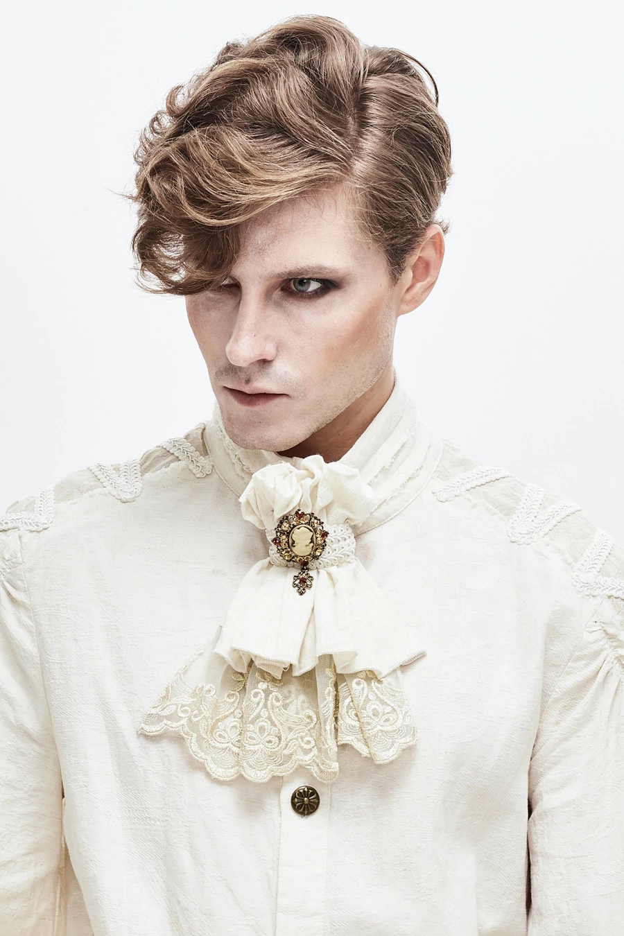 Jabot De Chemise Steampunk DEVIL FASHION 3 Jabot De Chemise Steampunk DEVIL FASHION