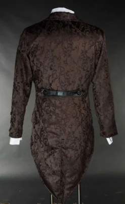 Veste Steampunk Brocarde 7 Veste Steampunk Brocarde -DISCOBOLE Soldes axinite tailcoat 2 900