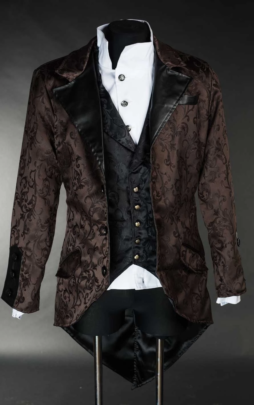 Veste Steampunk Brocarde 4 Veste Steampunk Brocarde â Image 2