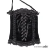 Sac à Main Gothique SINISTER 2 Sac à Main Gothique SINISTER -DISCOBOLE Soldes b024 blackvelvetgothiclace upbagbysinister 900