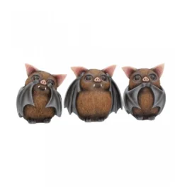 NEMESIS NOW Set Figurines Chauve-souris De La Sagesse