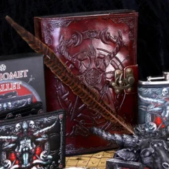 NEMESIS NOW Journal Satanique Cuir BAPHOMET -DISCOBOLE Soldes b4724p9 8 900