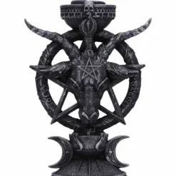 NEMESIS NOW Bougeoir BAPHOMET En Résine Noire -DISCOBOLE Soldes b5702u1 4 900