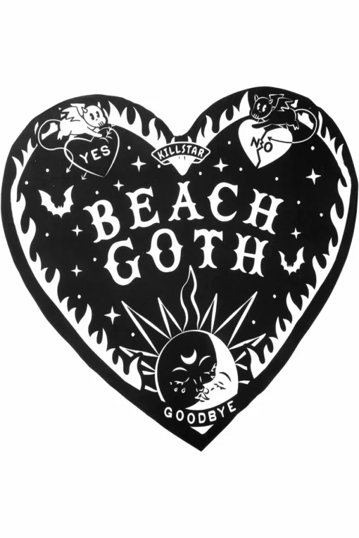 Serviette De Bain KILLSTAR 'Heart Goth' -DISCOBOLE Soldes beachgothhearttowel b dd56b359 d9a8 4395 b591 93cb475cb328 x1600 900