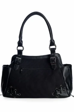 Sac à Main BANNED 'Skeleton Butterfly' -DISCOBOLE Soldes bg34283black3 900