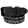 Ceinture Gothique Clous Pyramide Inversés -DISCOBOLE Soldes bl003a 900