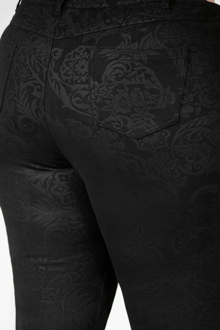 Pantalon KILLSTAR 'Black Lily' 6 Pantalon KILLSTAR 'Black Lily' â Image 4