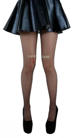 Collants Gothiques Effet Gouttes De Sang