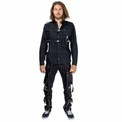 Pantalon Goth/rock HEARTLESS 13 Pantalon Goth/rock HEARTLESS -DISCOBOLE Soldes bronte pants mens black heartless 7 900