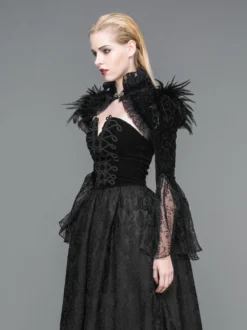 Boléro Gothique Romantique Dark Princess -DISCOBOLE Soldes ca005 1 1000