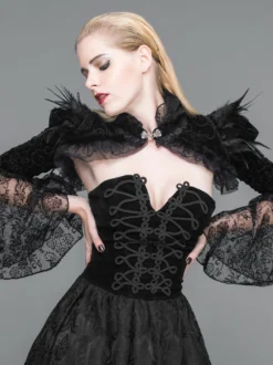 Boléro Gothique Romantique Dark Princess -DISCOBOLE Soldes ca005 5 1000