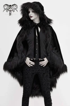 Cape DEVIL FASHION 'romance Noire'