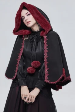 Cape Lolita DEVIL FASHION 'Heidi Black' -DISCOBOLE Soldes ca0280111 900
