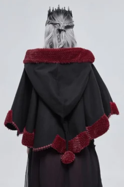 Cape Lolita DEVIL FASHION 'Heidi Black' -DISCOBOLE Soldes ca028017 900
