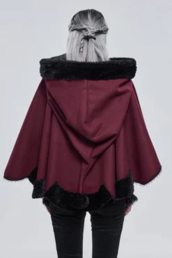Cape Lolita DEVIL FASHION 'Heidi Red' -DISCOBOLE Soldes ca0280211 900