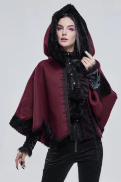 Cape Lolita DEVIL FASHION 'Heidi Red' -DISCOBOLE Soldes ca028025 900
