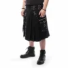 Kilt Noir POIZEN INDUSTRIES -DISCOBOLE Soldes callekiltmensblackchemicalblack315 900