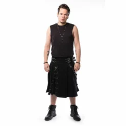 Kilt Noir POIZEN INDUSTRIES 9 Kilt Noir POIZEN INDUSTRIES -DISCOBOLE Soldes callekiltmensblackchemicalblack420 900
