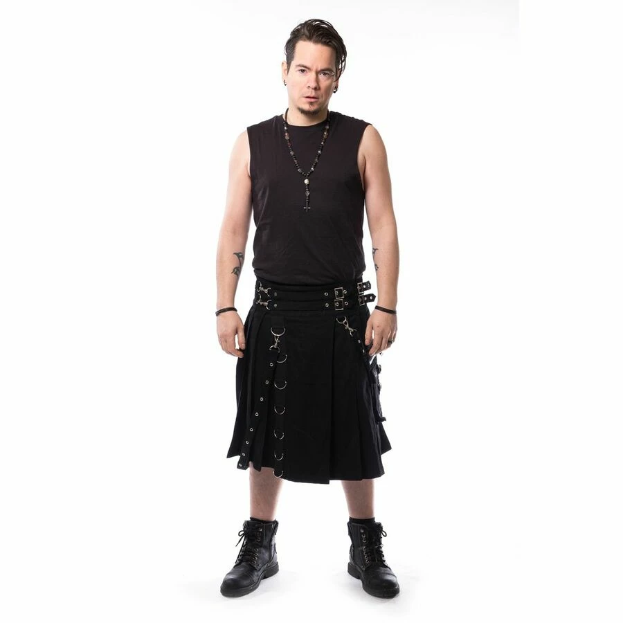 Kilt Noir POIZEN INDUSTRIES 6 Kilt Noir POIZEN INDUSTRIES â Image 4