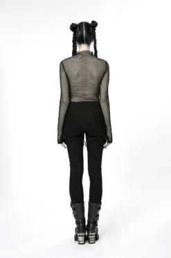 Haut Gothique PUNK RAVE En Tissu Mesh -DISCOBOLE Soldes capture one catalog20394 900