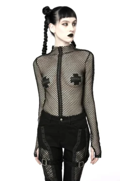 Haut Gothique PUNK RAVE En Tissu Mesh -DISCOBOLE Soldes capture one catalog20411 900