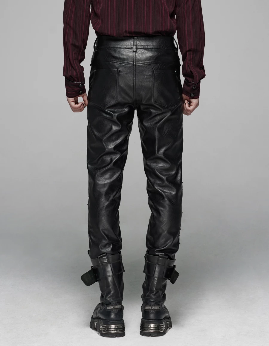 Pantalon Simili Cuir PUNK RAVE 'dimguard' 4 Pantalon Simili Cuir PUNK RAVE 'dimguard' â Image 2