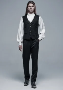 Gilet Sans Manches PUNK RAVE 'baron Noir' -DISCOBOLE Soldes captureonecatalog0827 900