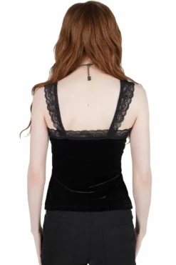Top KILLSTAR 'carrie Caustic' -DISCOBOLE Soldes carrie caustic lace panel vest d x1600 900