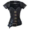 Corset Steampunk Et Son Boléro -DISCOBOLE Soldes corset en cuir de brocade marron v tement gothique steampunk grande taille 6xljpg 640x640 900