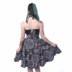 Robe Gothique HEARTLESS 'craft' 6 Robe Gothique HEARTLESS 'craft' -DISCOBOLE Soldes craft dress black white heartless 2 900