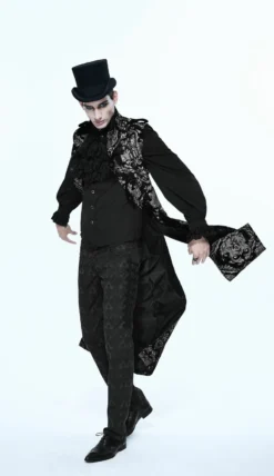 Longue Veste Gothique Victorienne DEVIL FASHION -DISCOBOLE Soldes ct074024 900