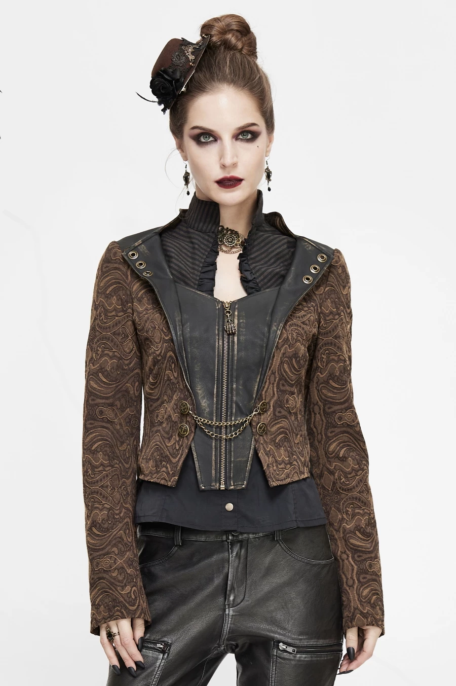 Veste Steampunk DEVIL FASHION 'Halvorsen' 3 Veste Steampunk DEVIL FASHION 'Halvorsen'