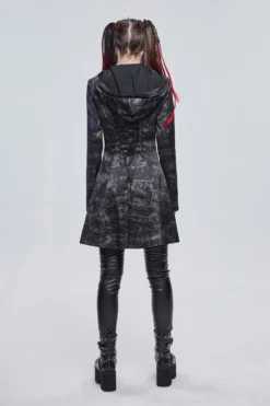 Veste Gothique Grise DEVIL FASHION 'Melphite' -DISCOBOLE Soldes ct1869 900