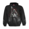 Sweat Capuche SPIRAL 'Dead Kiss' -DISCOBOLE Soldes dead kiss sweat a capuche noir uni 900