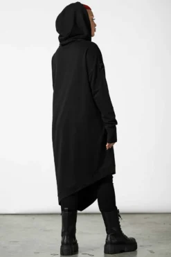 Pull Capuche Oversize KILLSTAR 'dispare' -DISCOBOLE Soldes dispare asymmetrical hoodie d x1600 900