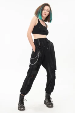 Pantalon Cargo DEVIL FASHION 'Urban Dark' -DISCOBOLE Soldes dsc00076 900