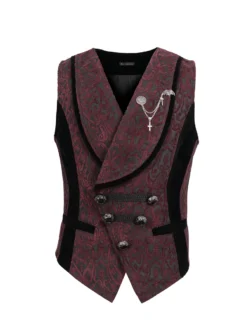 Gilet Jacquard DEVIL FASHION 'Baron Vinitharius' -DISCOBOLE Soldes dsc00776 900