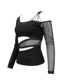 Haut Femme DEVIL FASHION '6 Skulls' -DISCOBOLE Soldes dsc01379 900