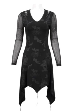 Robe Goth DEVIL FASHION 'sorcière Noire' -DISCOBOLE Soldes dsc01891 900
