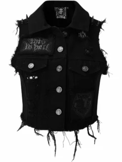 Veste Femme KILLSTAR 'come Undone' -DISCOBOLE Soldes dust storm cropped hoodie kopija 2 1 900