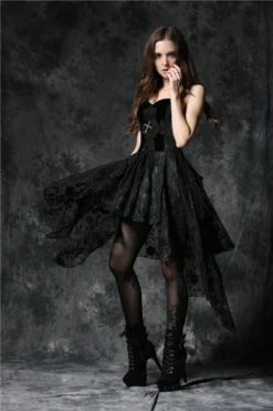 Robe Gothique Noire DARK IN LOVE