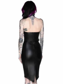 Robe KILLSTAR 'eclipse' En Simili Cuir 6 Robe KILLSTAR 'eclipse' En Simili Cuir -DISCOBOLE Soldes eclipse pencil dress 2 900