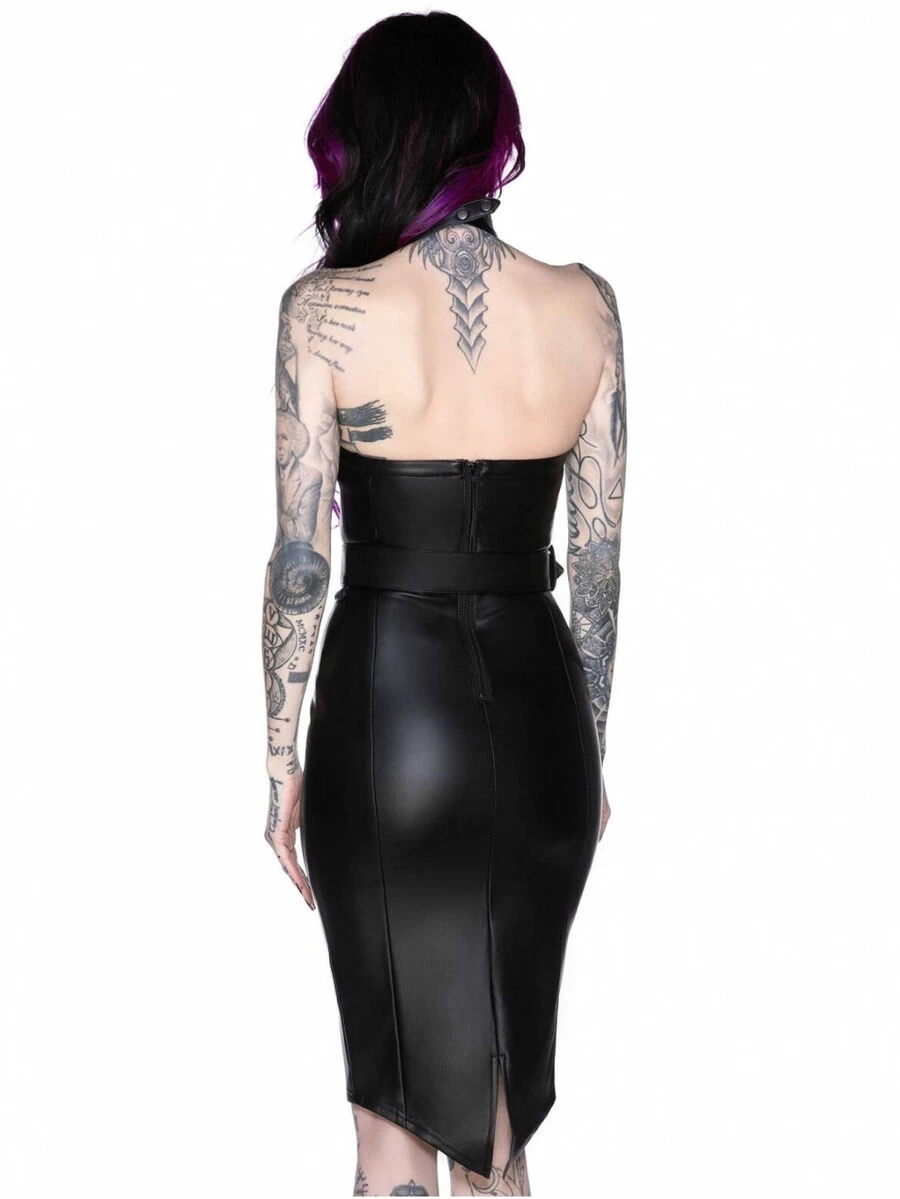 Robe KILLSTAR 'eclipse' En Simili Cuir 4 Robe KILLSTAR 'eclipse' En Simili Cuir â Image 2