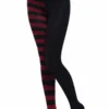 Collants Noirs Et Blancs KILLSTAR 'Ella' -DISCOBOLE Soldes ella tights blood b x1600 900