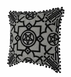 Housse De Coussin RESTYLE 'blair Gray' -DISCOBOLE Soldes eng pl blair gray cushion knitted gothic pillow 2199 4 900