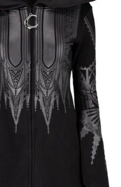 Veste Gothique RESTYLE 'Cathedral' -DISCOBOLE Soldes eng pl cathedral hoodie oversized hood warm sweatshirt 2264 12 900