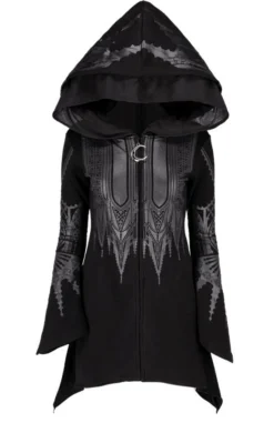 Veste Gothique RESTYLE 'Cathedral' -DISCOBOLE Soldes eng pl cathedral hoodie oversized hood warm sweatshirt 2264 1 900