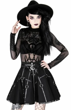 Jupe RESTYLE 'black Circle Moon' 10 Jupe RESTYLE 'black Circle Moon' -DISCOBOLE Soldes eng pl gothic black short moon mistress skirt 2052 15 900