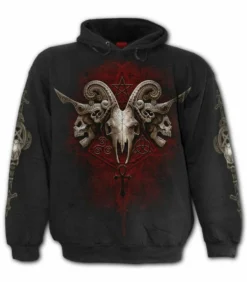 Sweat Capuche SPIRAL 'Faces Of Goth'